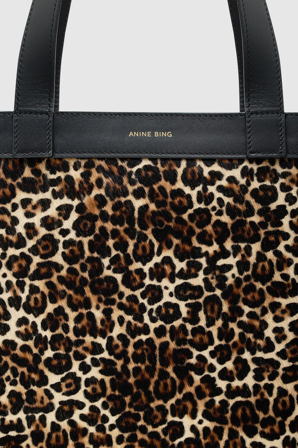 MEDIUM RIO TOTE - LEOPARD CALF LEATHER  - ANINE BING