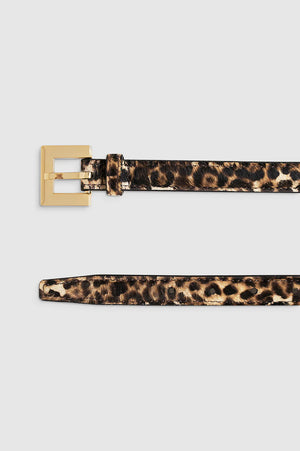 NICOLA BELT - LEOPARD CALF HAIR - ANINE BING