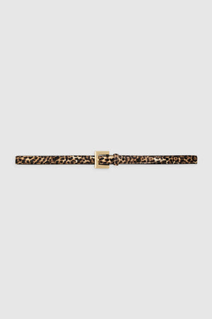 NICOLA BELT - LEOPARD CALF HAIR - ANINE BING
