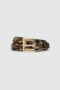 NICOLA BELT - LEOPARD CALF HAIR - ANINE BING