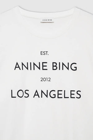 RUDY TEE ANINE BING - IVORY - ANINE BING