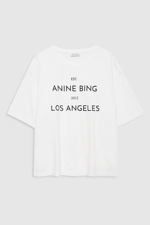 RUDY TEE ANINE BING - IVORY - ANINE BING