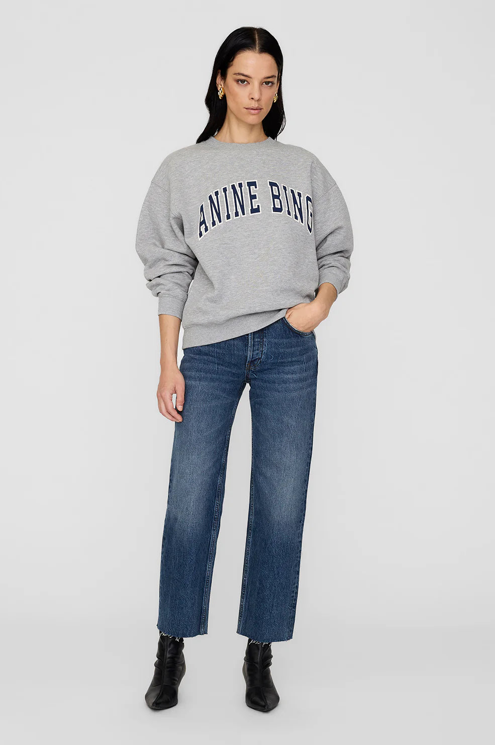 ANINE BING クルーネック長袖tシャツ マルチカラー SS25 Anine Bing – Oliver