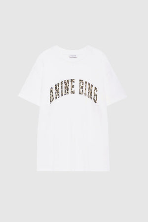 WALKER TEE ANINE BING LEOPARD - IVORY - ANINE BING