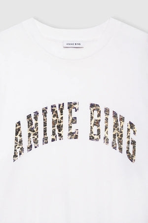 WALKER TEE ANINE BING LEOPARD - IVORY - ANINE BING