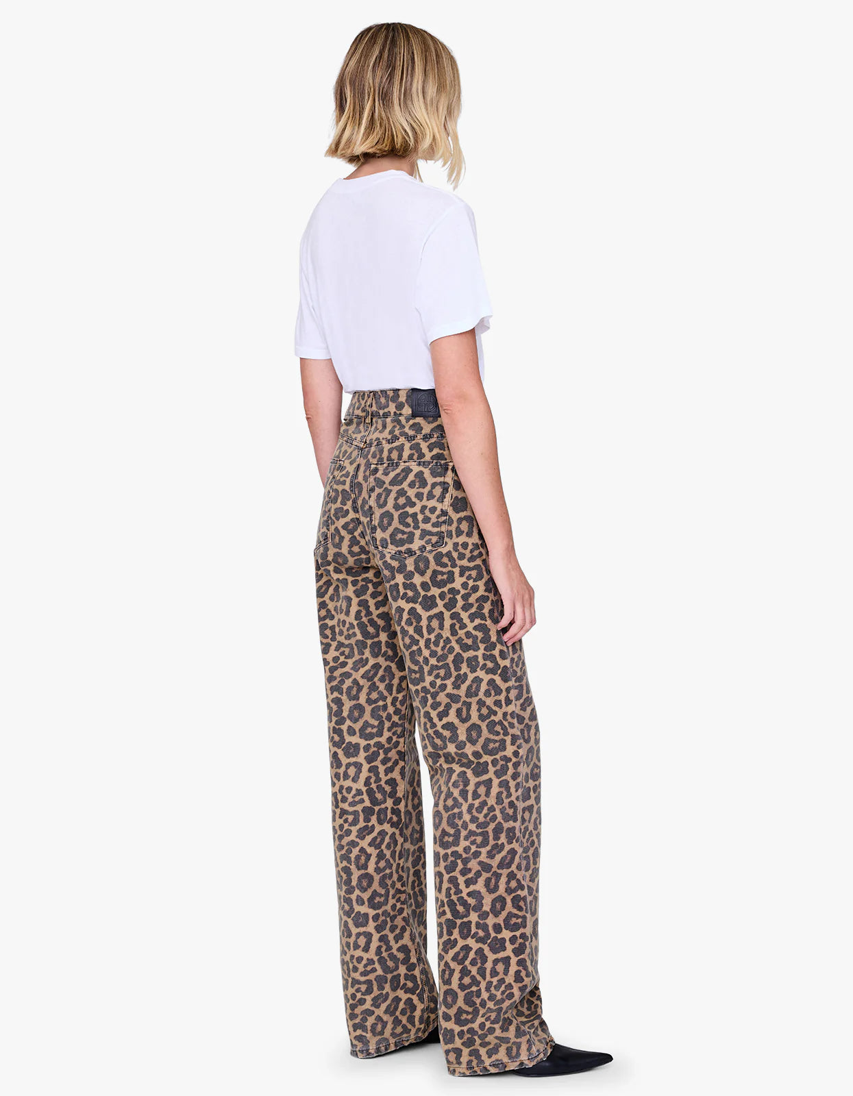HUGH JEAN - BLACK AND BROWN LEOPARD - ANINE BING