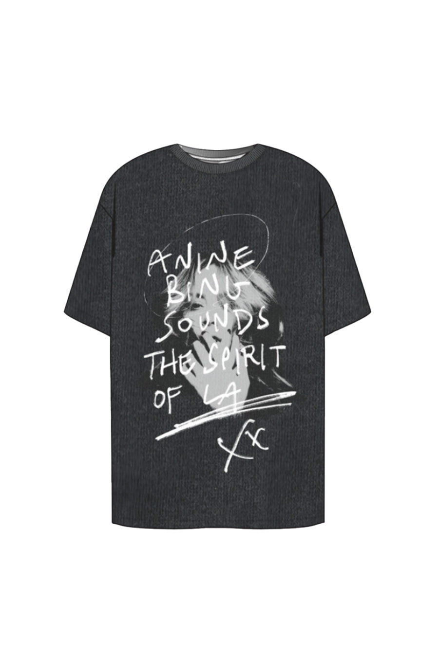 KENT TEE SPIRIT - WASHED BLACK - ANINE BING