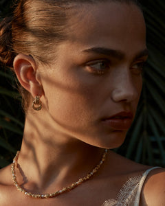 BEGONIA NECKLACE - GOLD - AMBER SCEATS