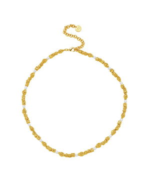 BEGONIA NECKLACE - GOLD - AMBER SCEATS