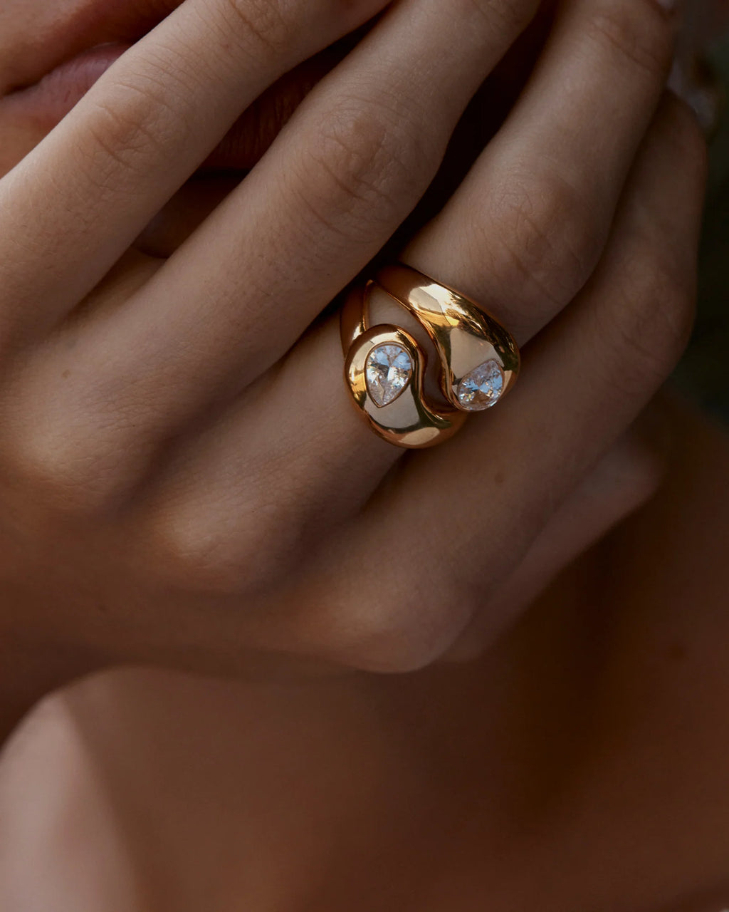 BLOSSOM RING- GOLD - AMBER SCEATS