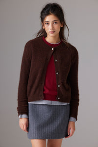 AMARA MALOU CARDI - AMERICANO - CRUSH CASHMERE