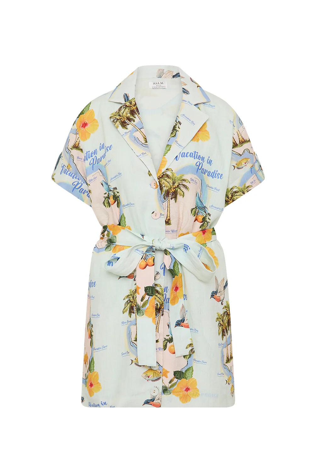 REY DRESS - PALM PARADISE - PALM NOOSA
