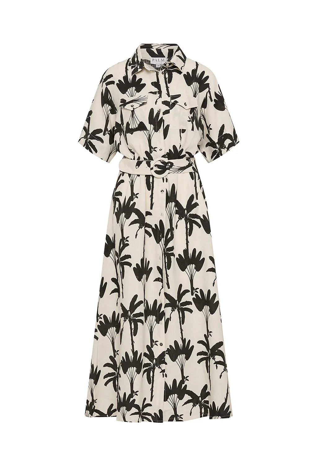 MEMENTO DRESS - MADAGASCAR PALMS - PALM NOOSA