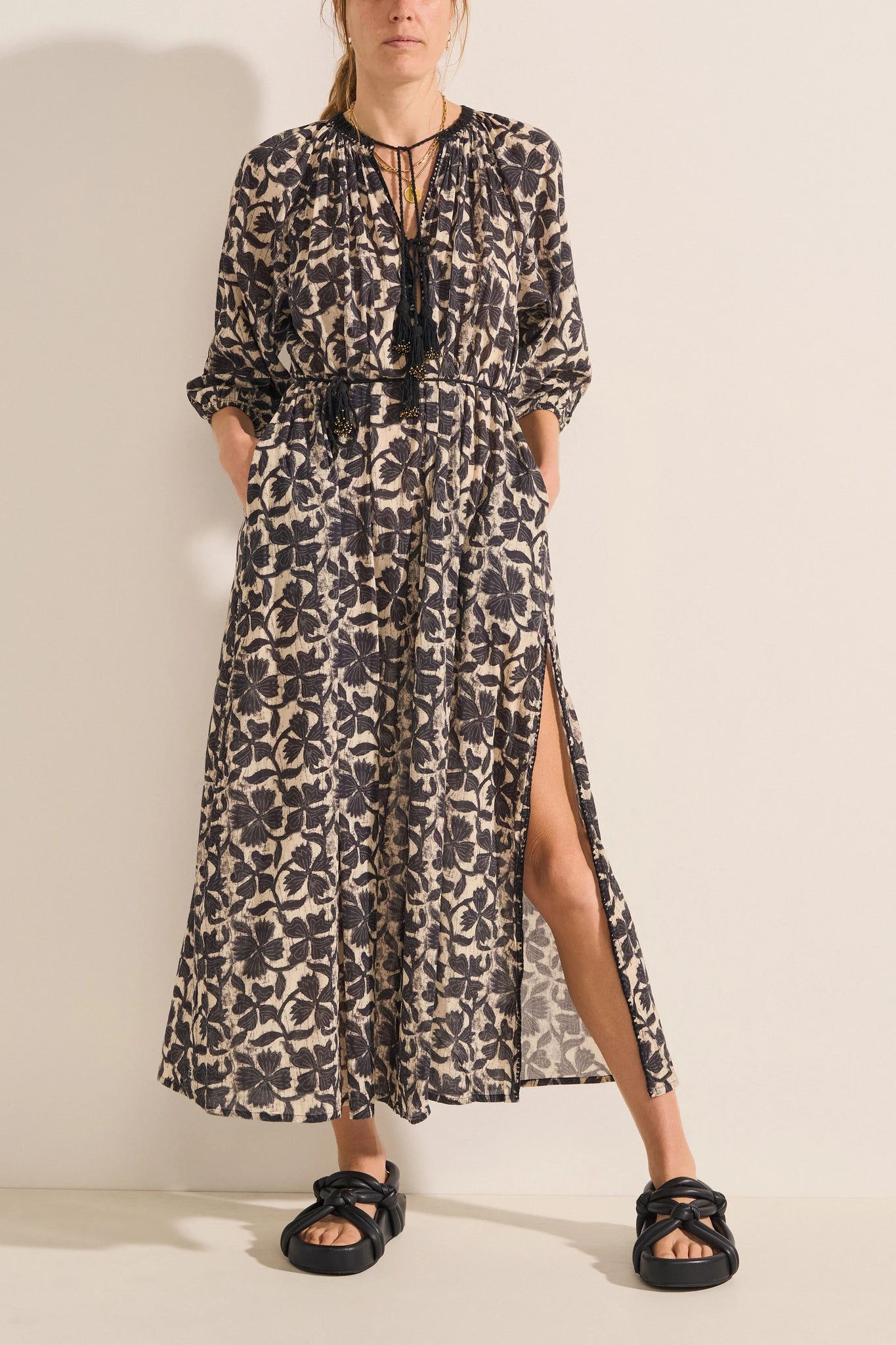 PRIAM CAFTAN - CLOVER PRINT - ILIO NEMA