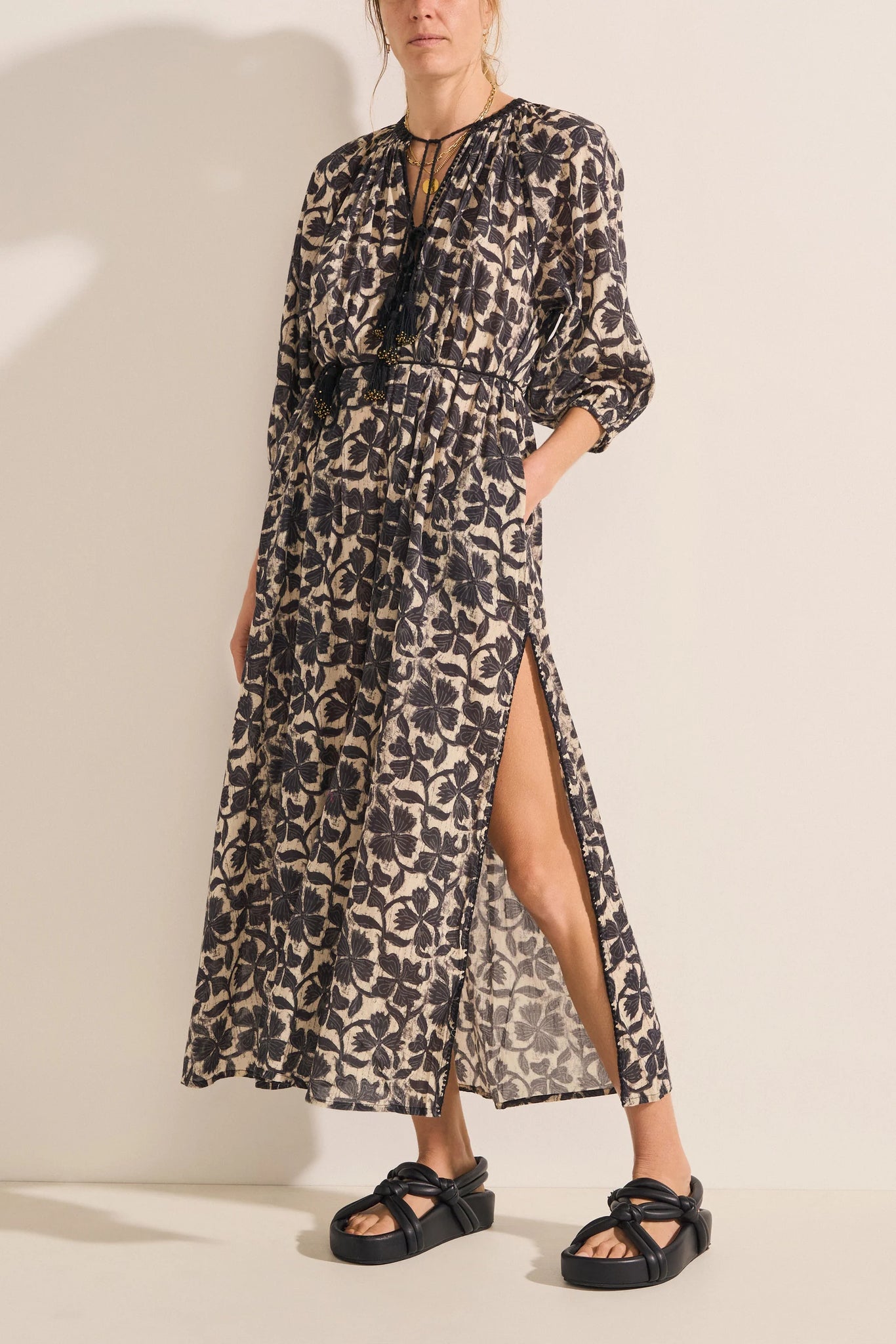 PRIAM CAFTAN - CLOVER PRINT - ILIO NEMA