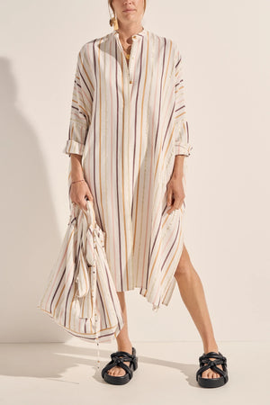 ANDROMEDE SHIRTDRESS - CASABLANCA STRIPE - ILIO NEMA