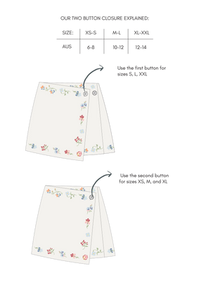 FLORA WRAP SKIRT - SAY THE LABEL