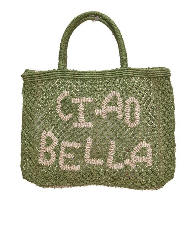 CIAO BELLA BAG SMALL - FERN / NATURAL - THE JACKSONS