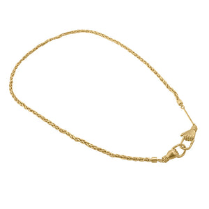 HANDMADE SNAKE CHAIN - GOLD - CLEOPATRAS BLING