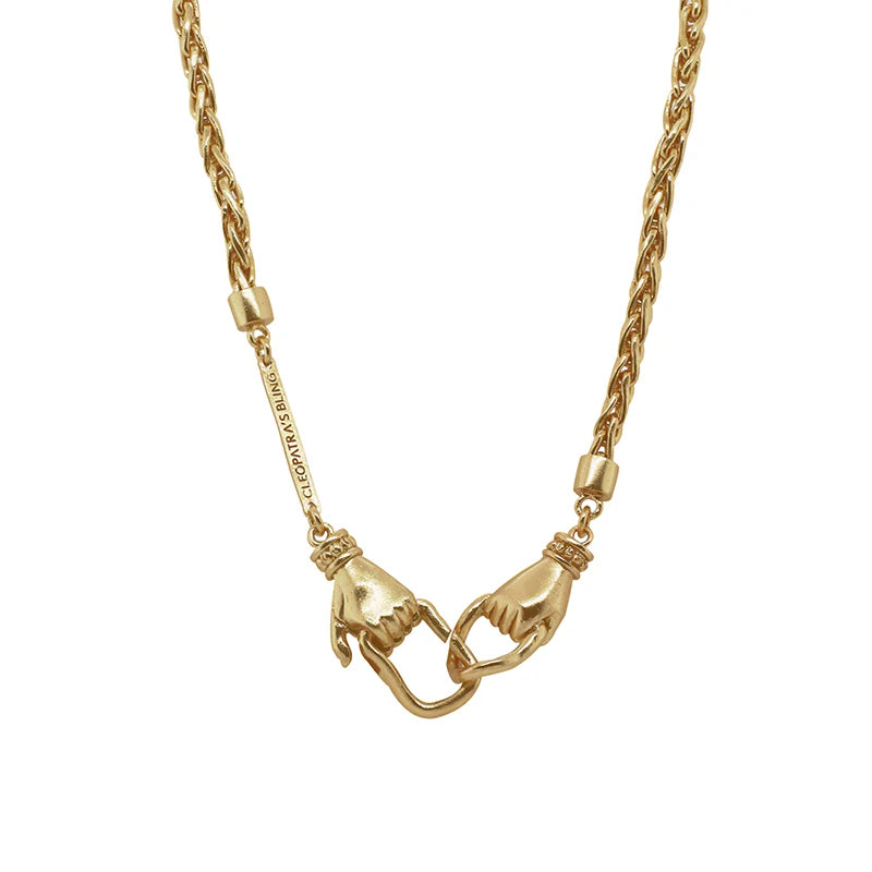 HANDMADE SNAKE CHAIN - GOLD - CLEOPATRAS BLING