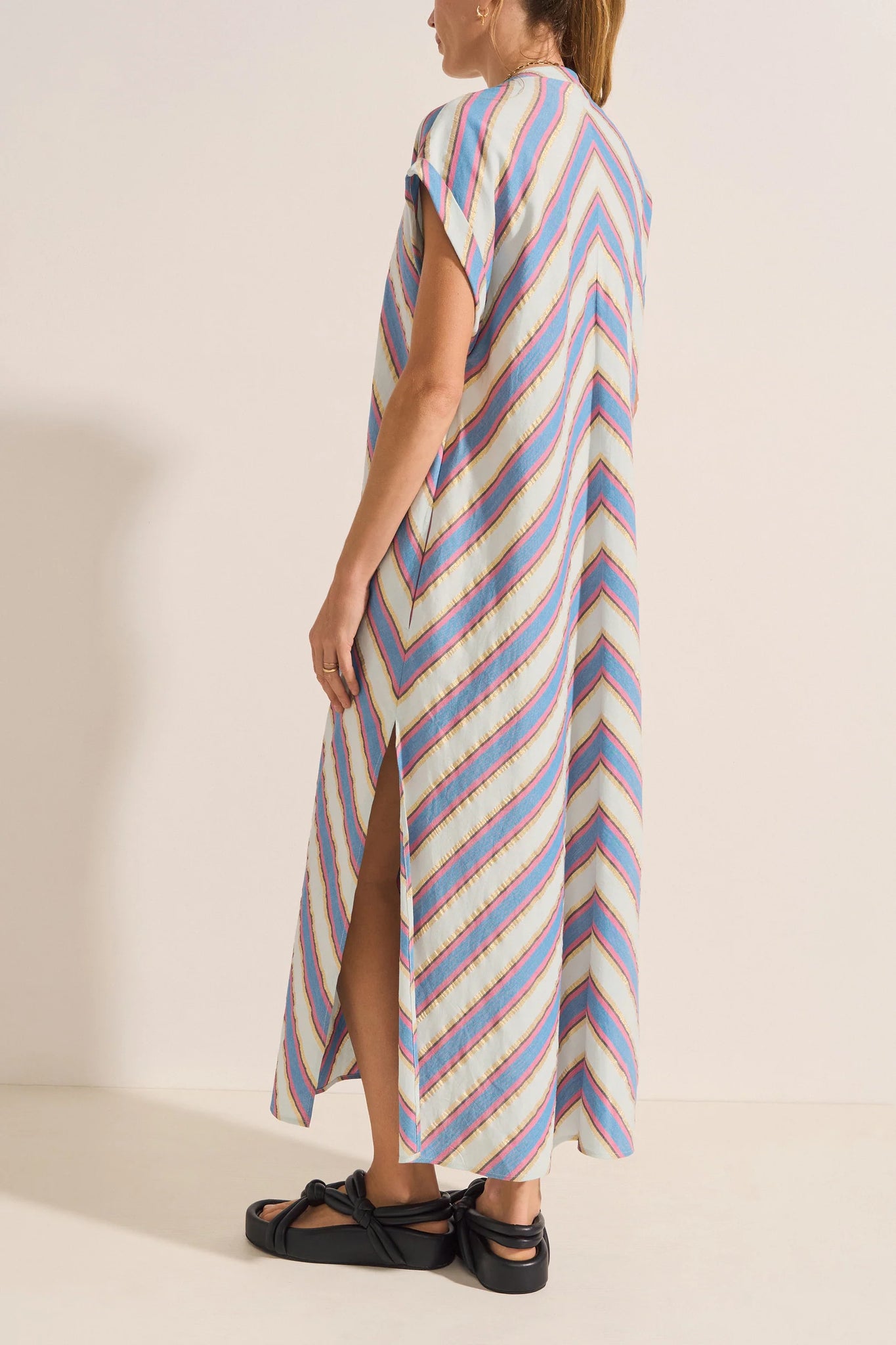 CYTHERA CAFTAN - MYKONOS STRIPE - ILIO NEMA