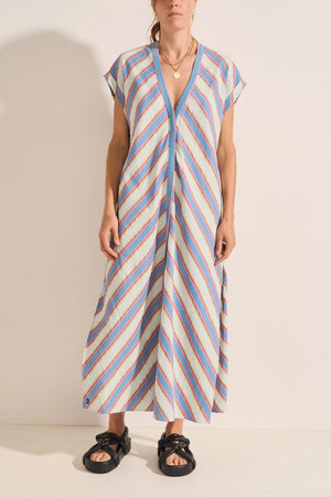 CYTHERA CAFTAN - MYKONOS STRIPE - ILIO NEMA