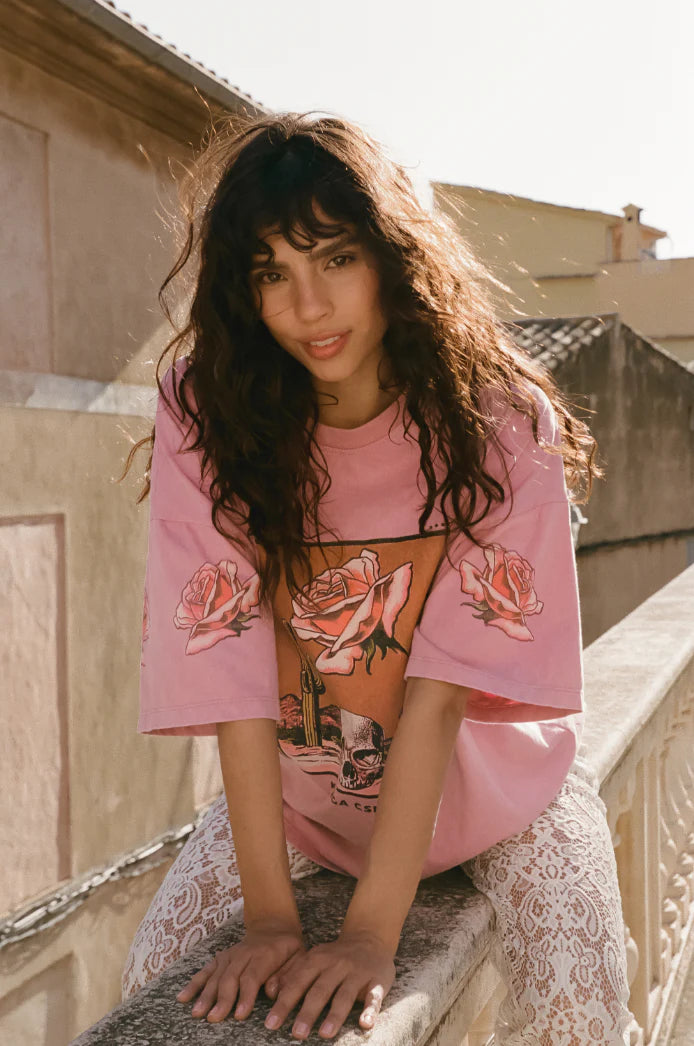 KC DESERT ROSE TEE - PINK - KINGA CSILLA