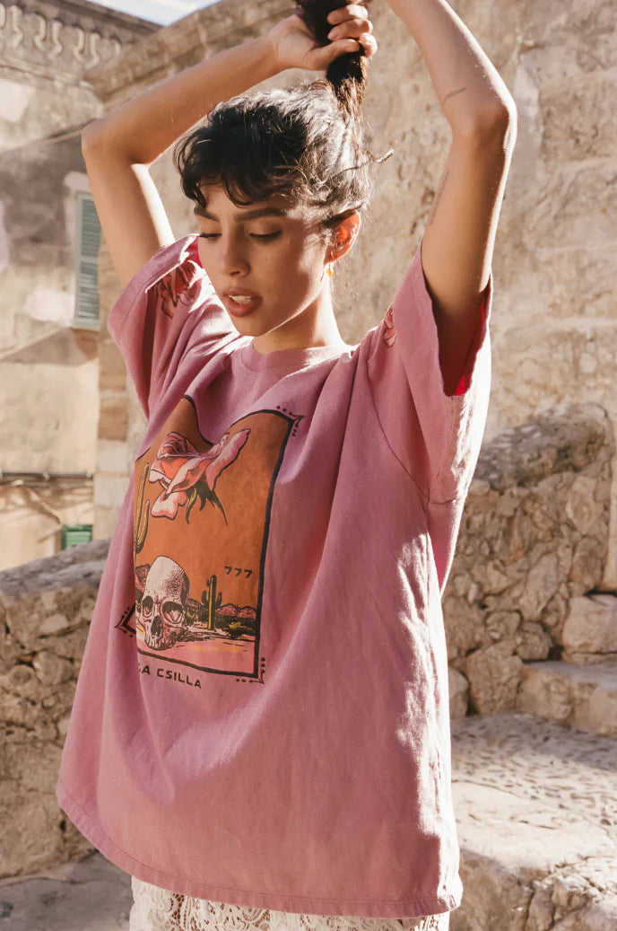 KC DESERT ROSE TEE - PINK - KINGA CSILLA