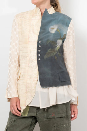 CIRCULAR SILK JACKET - ARTWORKS - M.A DAINTY