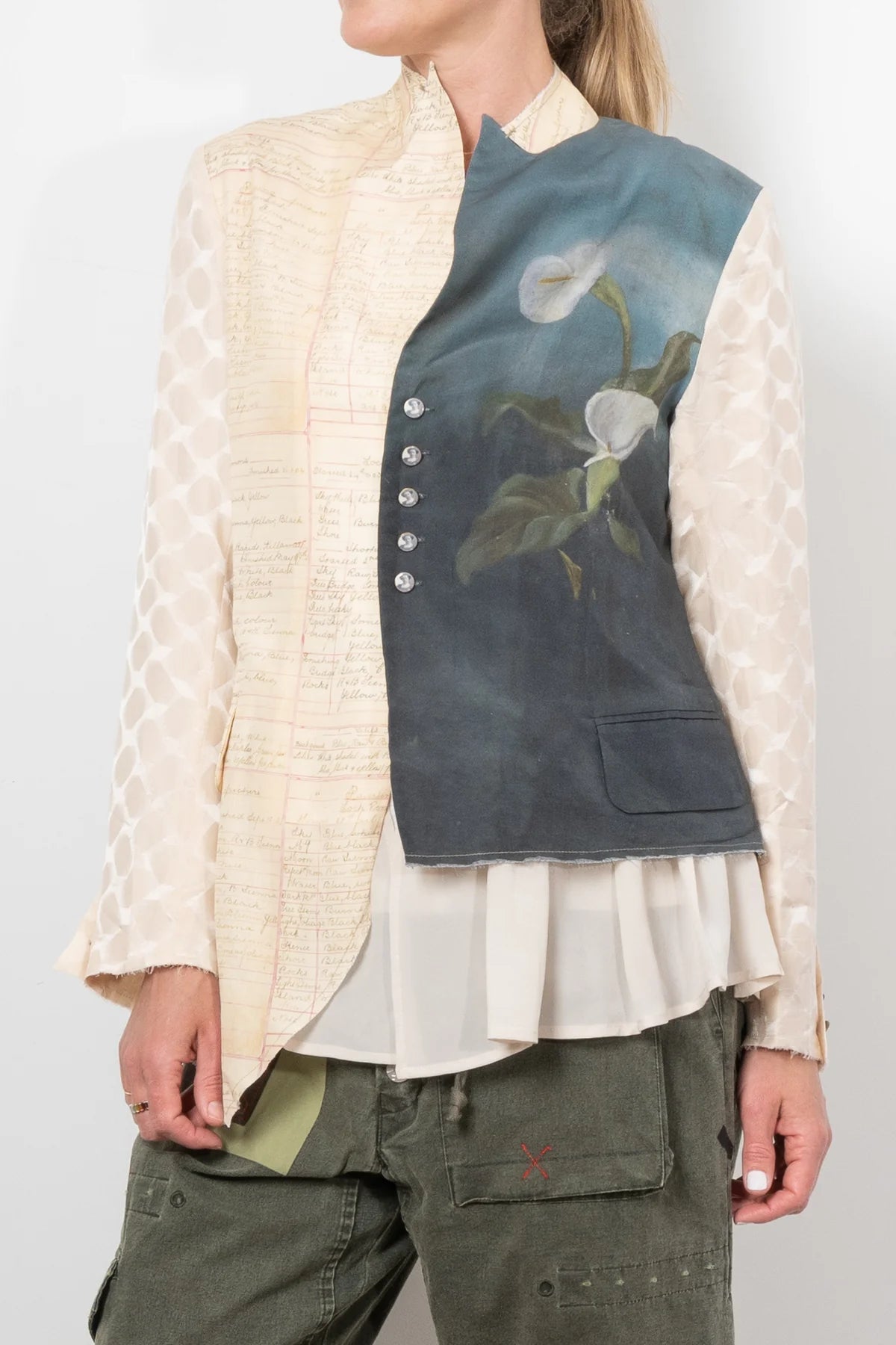 CIRCULAR SILK JACKET - ARTWORKS - M.A DAINTY