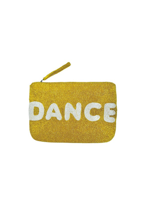 DANCE BEADED CLUTCH - GOLD / WHITE - THE JACKSONS