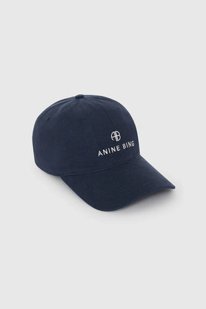 JEREMY BASEBALL CAP - WASHED NAVY - ANINE BING