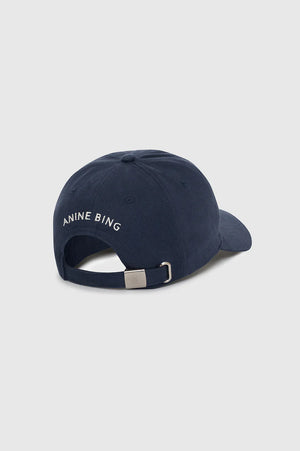 JEREMY BASEBALL CAP - WASHED NAVY - ANINE BING