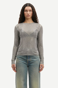 SAMAGDA TOP - LIGHT GREY - SAMSOE SAMSOE