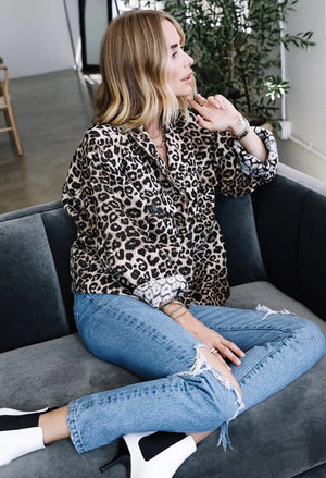 FLYNN JACKET - LEO - ANINE BING