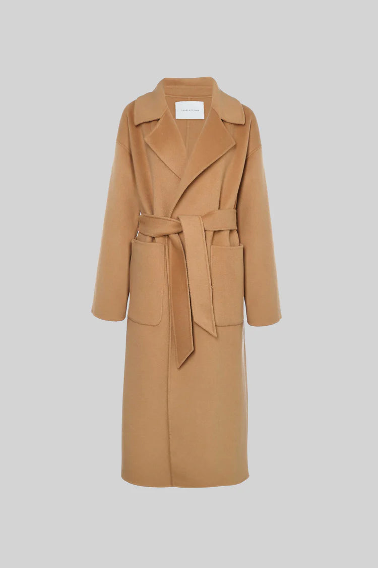 THE CAMILLA COAT  - CAMEL - FRIENDS WITH FRANK