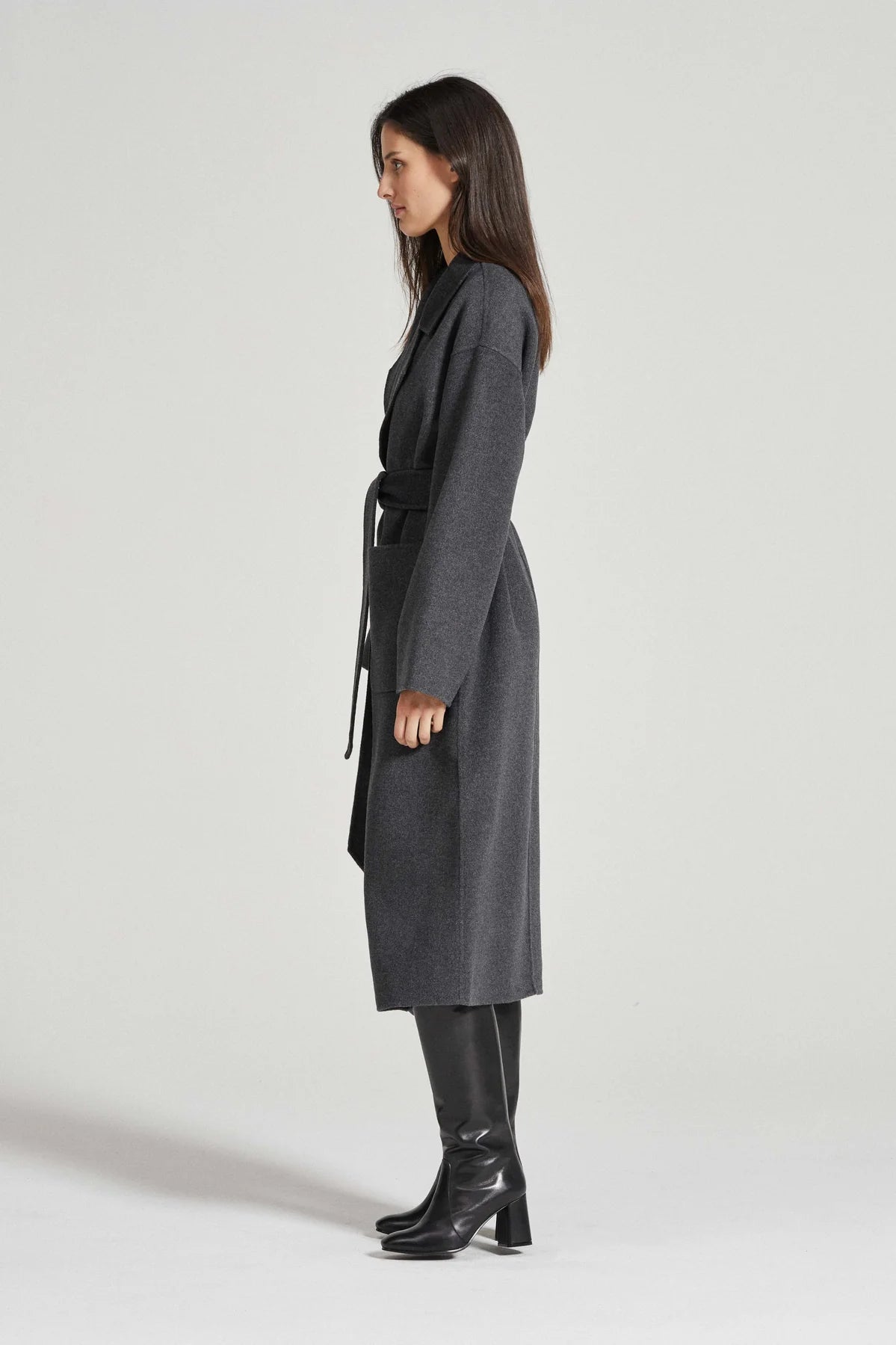 THE CAMILLA COAT - GREY MARLE - FRIENDS WITH FRANK