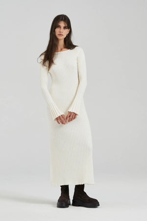 THE CLEO DRESS - CREAM - FRIENDS WITH FRANK