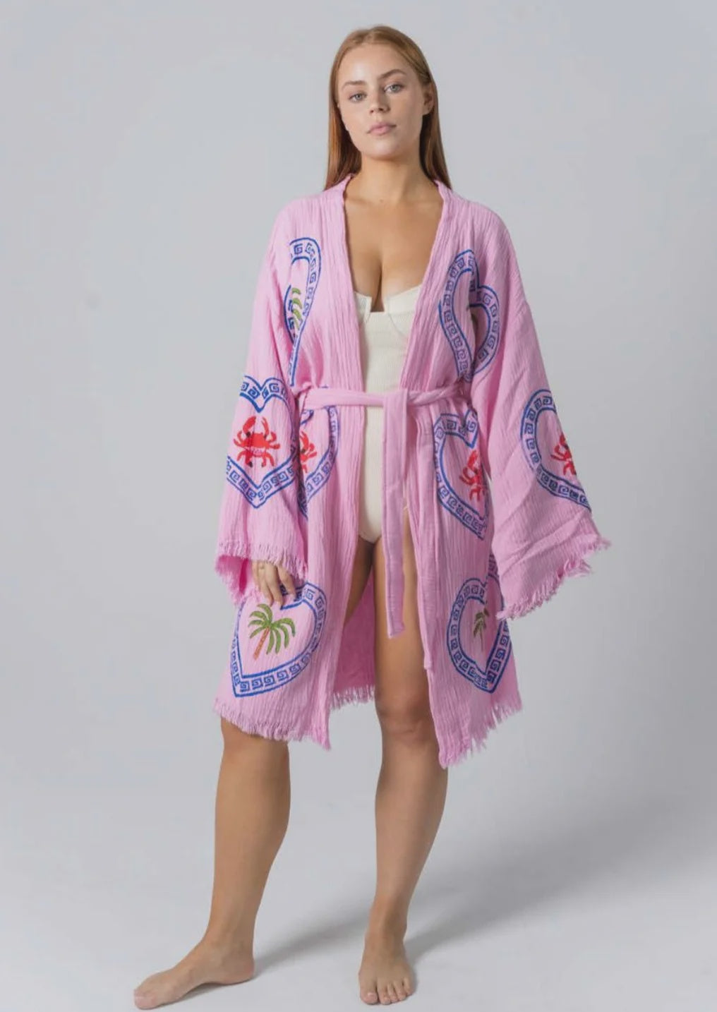 MIDI ROBE PALM TREE/ SEA STAR - ORCHID BLOOM - CIE CIE