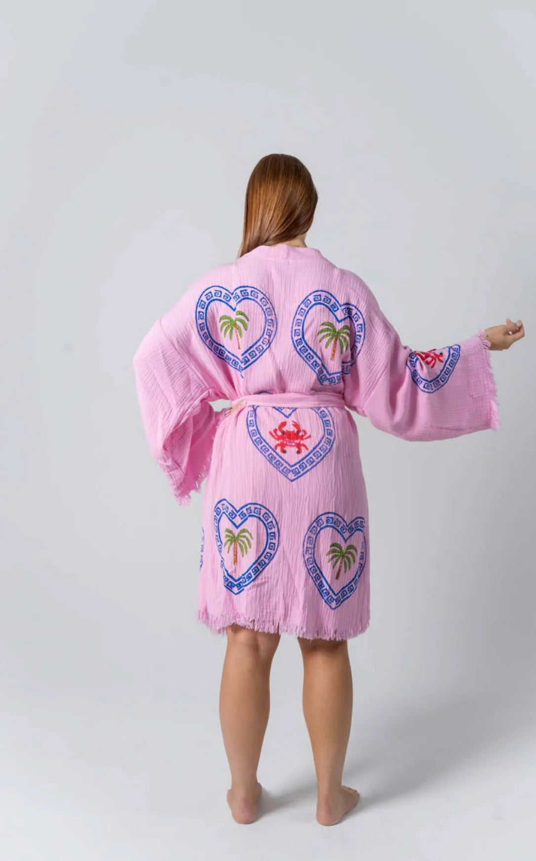 MIDI ROBE PALM TREE/ SEA STAR - ORCHID BLOOM - CIE CIE