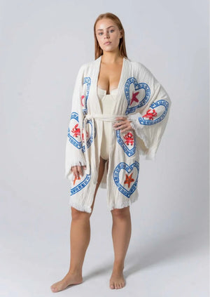 MIDI ROBE  CRAB/ SEA STAR - NATURAL - CIE CIE