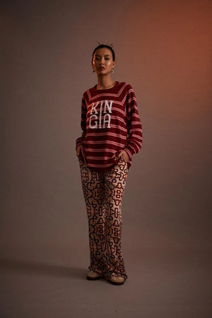 HADES STRIPE ROMEY SWEATER -  KINGA CSILLA