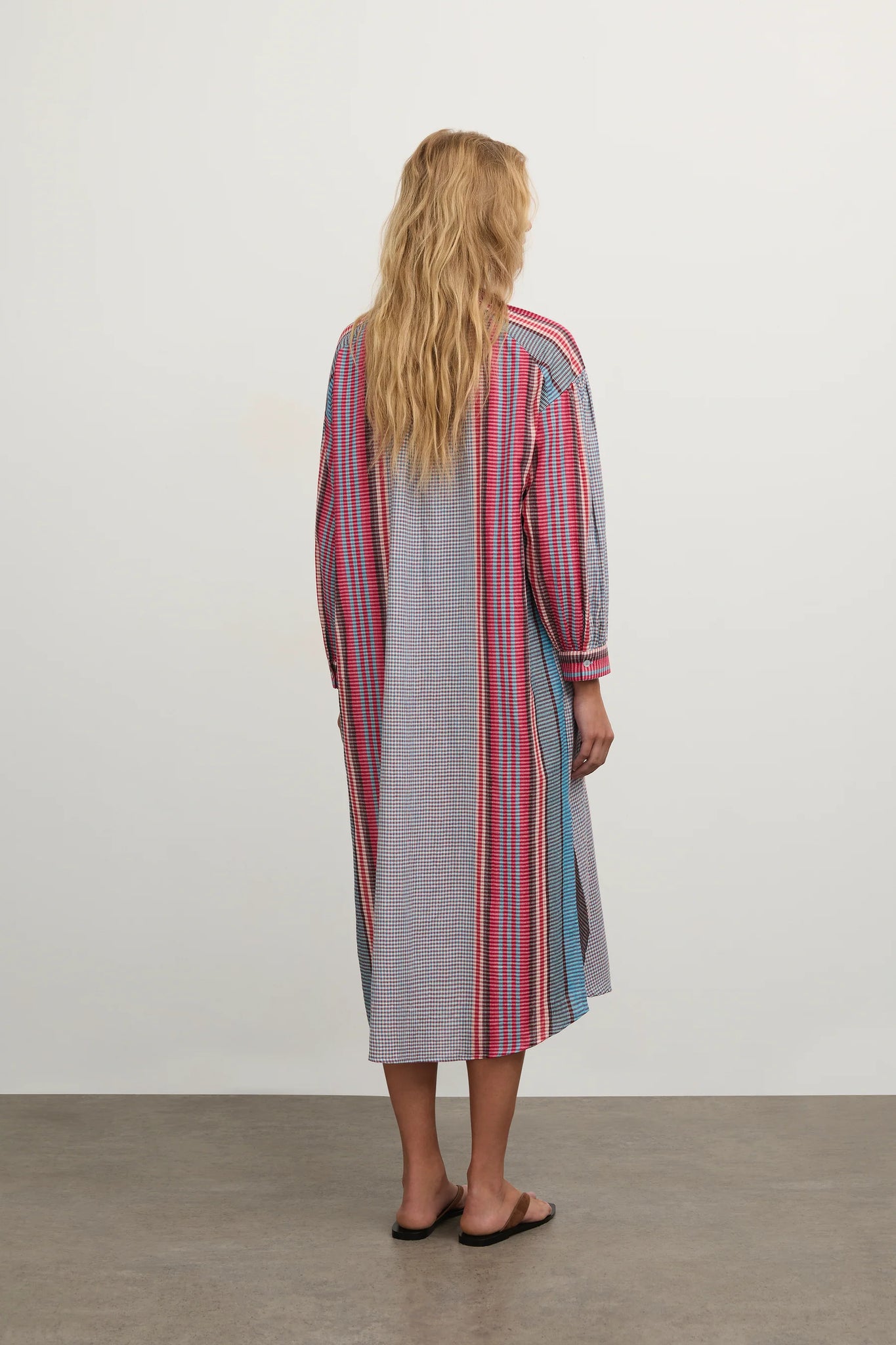 MALLORCA SHIRT DRESS - BLUE TOPAZ - VILLU