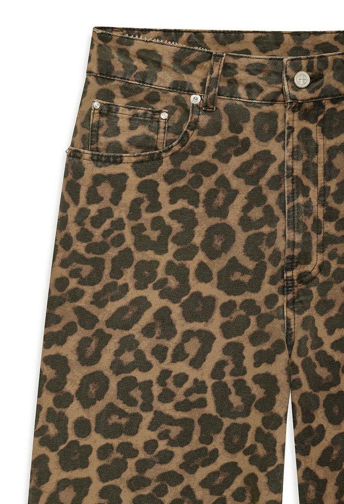 HUGH JEAN - BLACK AND BROWN LEOPARD - ANINE BING