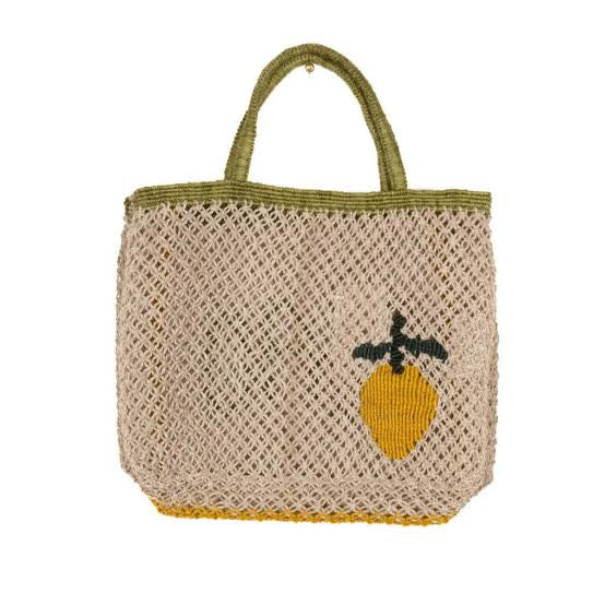 CIAO / LEMON  BAG SMALL - NATURAL / YELLOW - THE JACKSONS