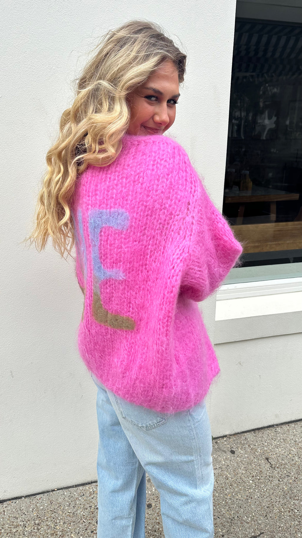 CHARLOTTE MOHAIR CARDIGAN - CANDY PINK - LES TRICOTS D'O