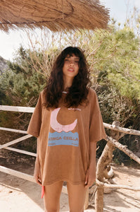 INNER PEACE TEE - BROWN - KINGA CSILLA