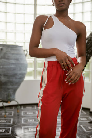 PANAREA TRACKPANT - RED - JASMINE ALEXA