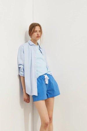 JERRY SHORTS - BLUE - BLANCA