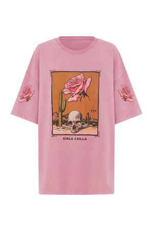 KC DESERT ROSE TEE - PINK - KINGA CSILLA